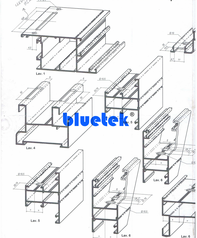 Molds of Aluminium Window Punching Machine Molds of Aluminium Window Punching Machine