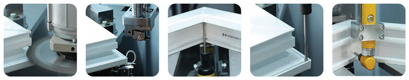 Milling Tools of UPVC Windows CNC Corner Cleaning Machine Milling Tools of UPVC Windows CNC Corner Cleaning Machine