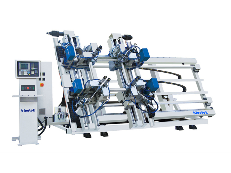 Vertical CNC UPVC window welding machine