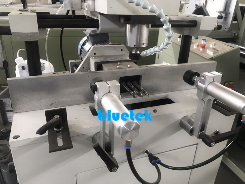 Triple Drilling of PVC Window Copy Router Machine Triple Drilling of PVC Window Copy Router Machine