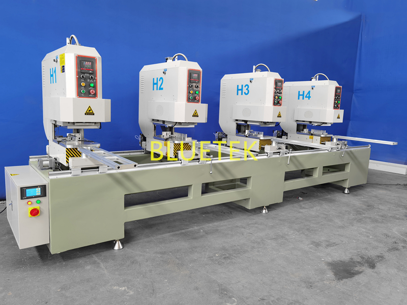 FOUR HEAD SEAMLESS WELDING MACHINE OF UPVC WINDOWS FOUR HEAD SEAMLESS WELDING MACHINE OF UPVC WINDOWS