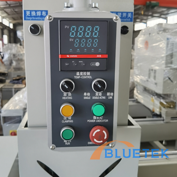 Control panel and buttons of Double Head Welding Machine Control panel and buttons of Double Head Welding Machine