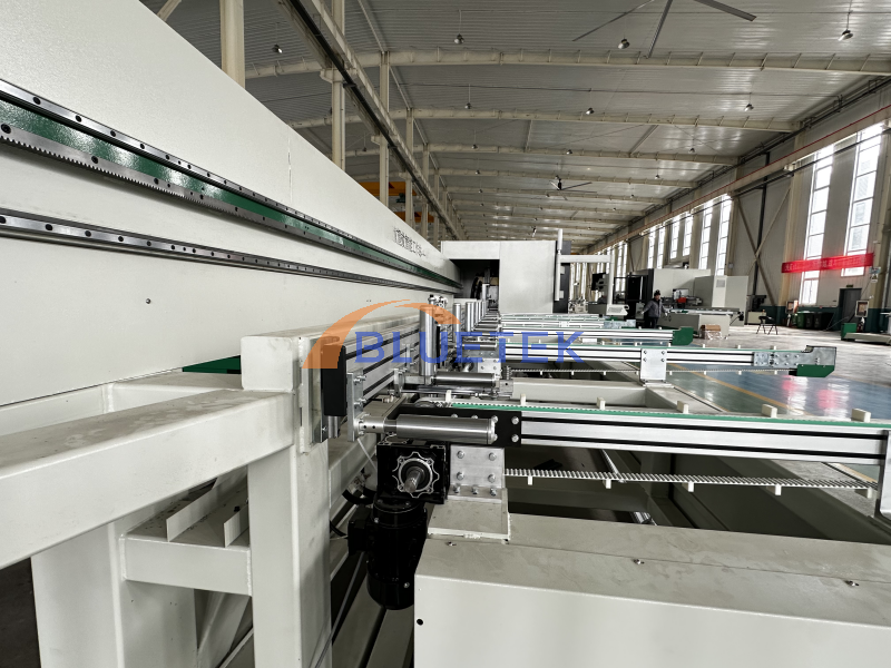 Loading part of UPVC Window Door Machining Center Loading part of UPVC Window Door Machining Center