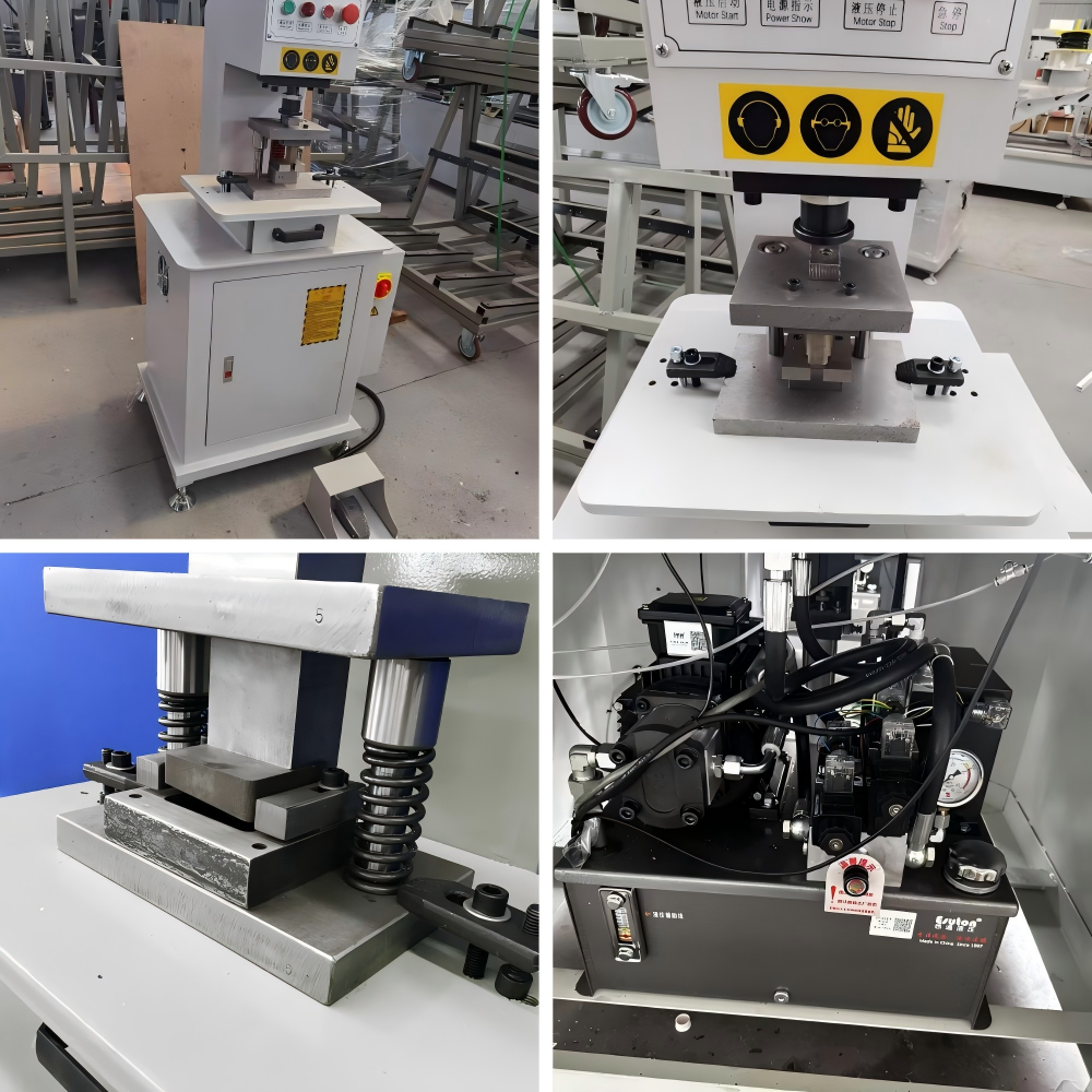 DETAILS OF ALUMINUM WINDOW PUNCHING MACHINE DETAILS OF ALUMINUM WINDOW PUNCHING MACHINE